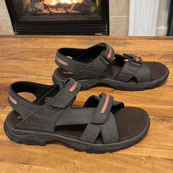 TIMBERLAND water sandals, size 12, Velcro straps, brown, in very good condition - Picture 3 of 9
